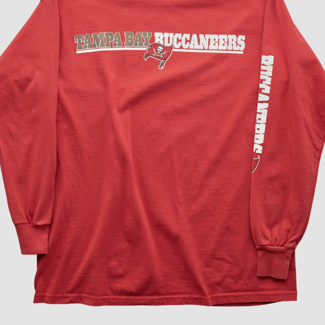 Tampa Bay Buccaneers NFL 2010s Long Sleeve T-shirt - Red T-shirts