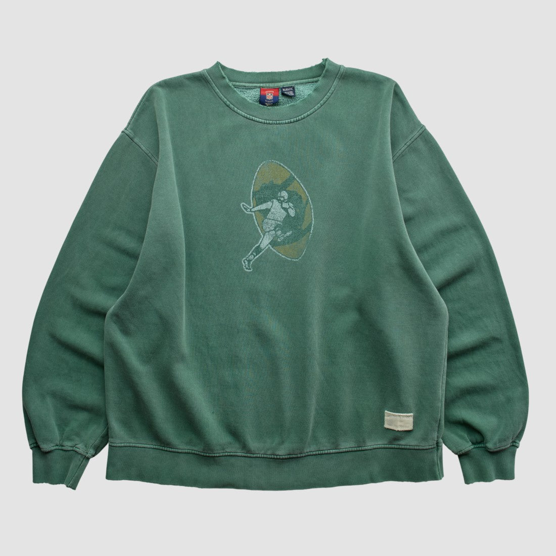 Green Bay Packers Reebok 2000s Pullover Sweatshirt - Green Pullover