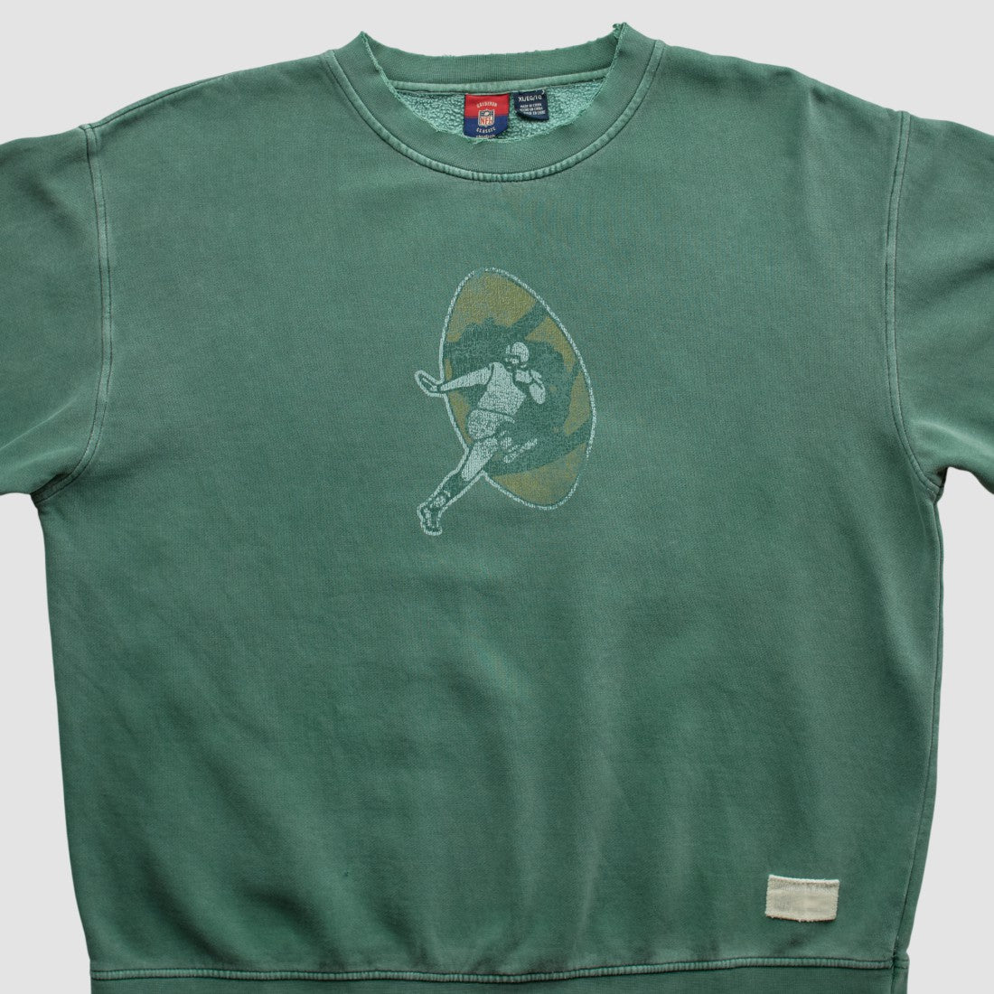 Green Bay Packers Reebok 2000s Pullover Sweatshirt - Green Pullover