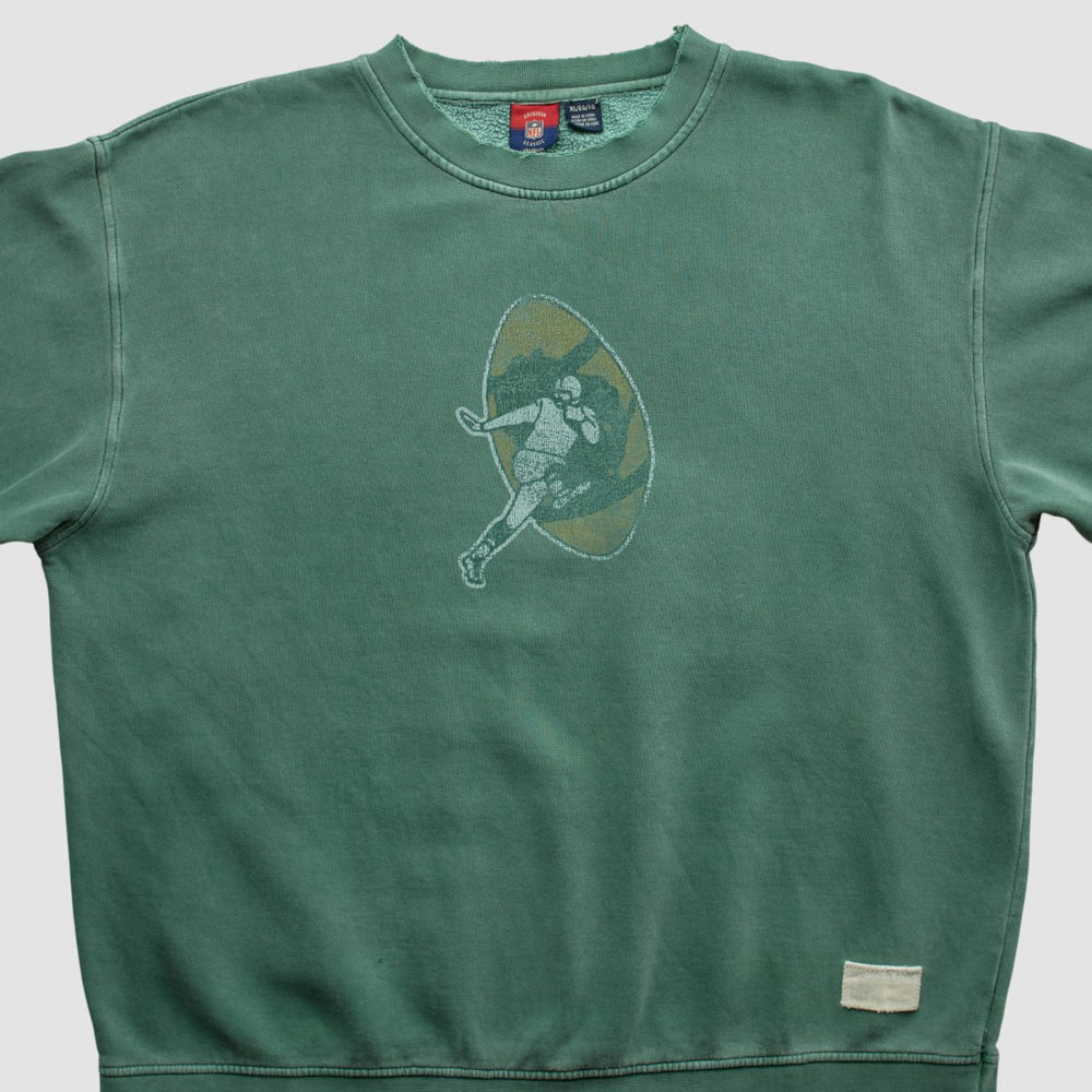 Green Bay Packers Reebok 2000s Pullover Sweatshirt - Green Pullover