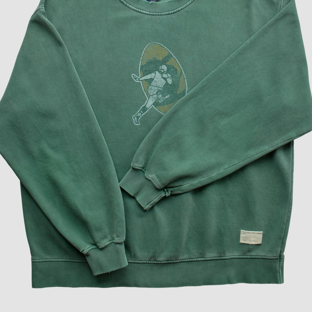 Green Bay Packers Reebok 2000s Pullover Sweatshirt - Green Pullover