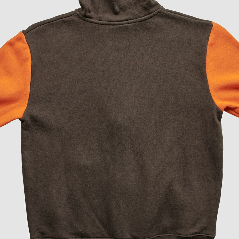 Cleveland Browns NFL 2010s Hooded Full Zip Sweatshirt - Brown Sweatshirts
