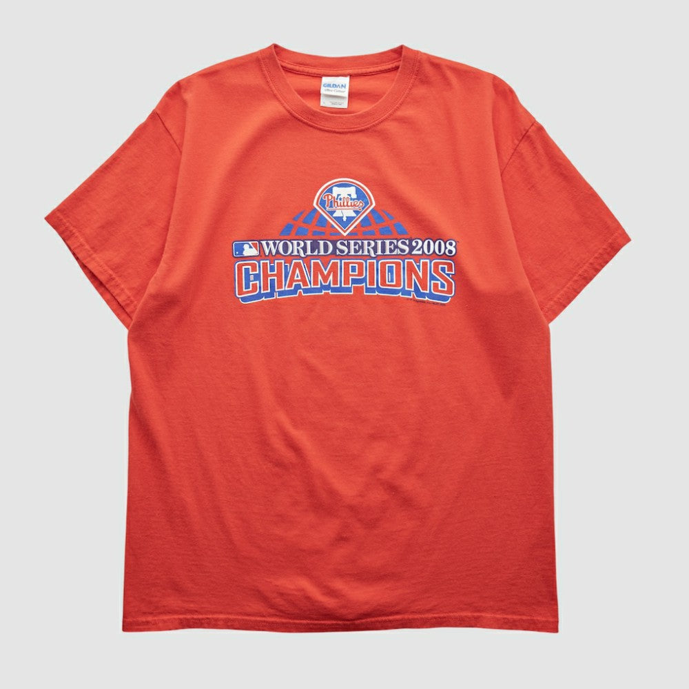 Philadelphia Phillies Gildan 2008 T-shirt - Red - Vintage T-shirts