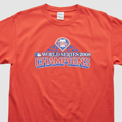 Philadelphia Phillies Gildan 2008 T-shirt - Red - Vintage T-shirts