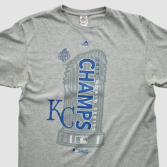 Kansas City Royals Delta 2015 T-shirt - Heather Gray - Vintage T-shirts