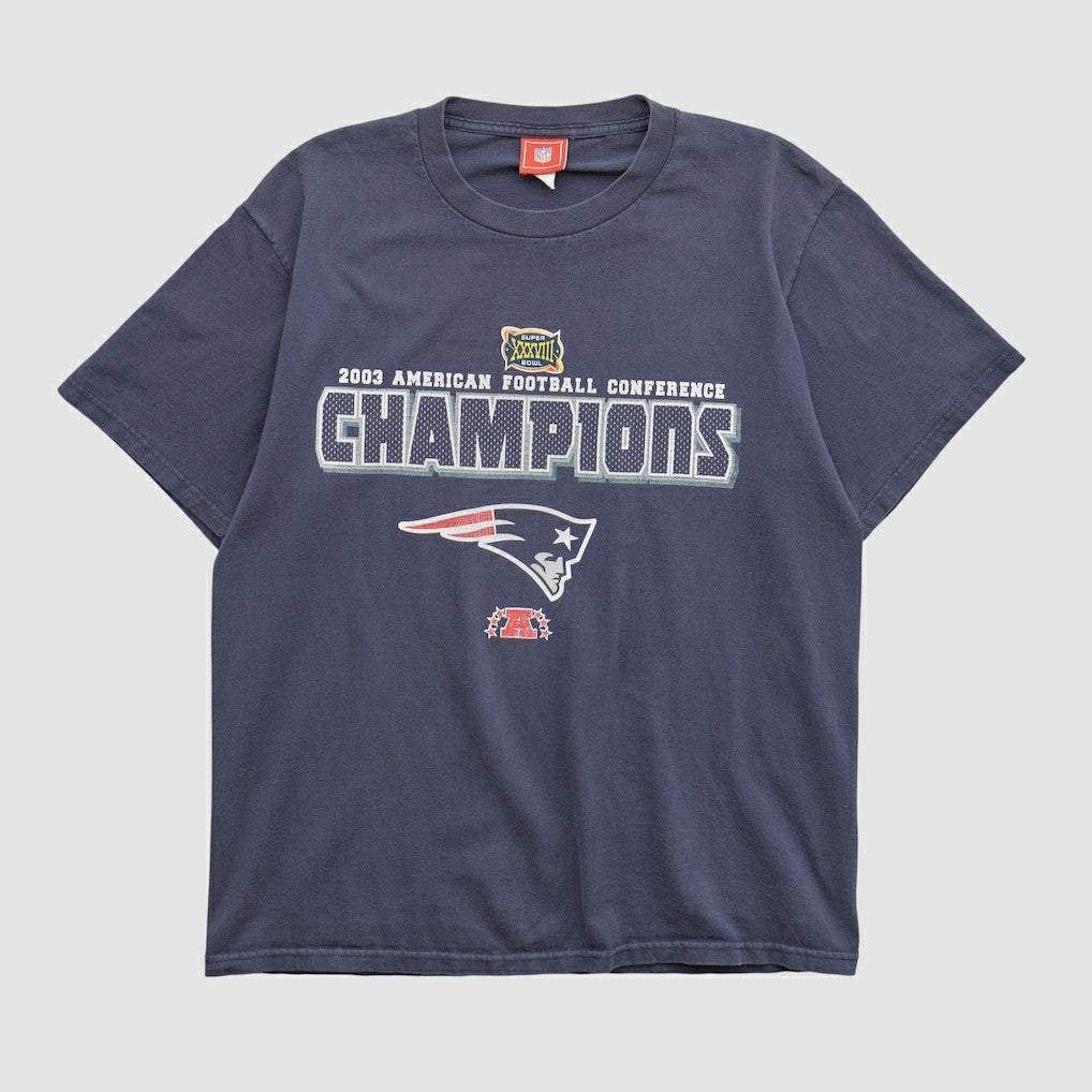 New England Patriots NFL 2003 T-shirt - Navy T-shirts