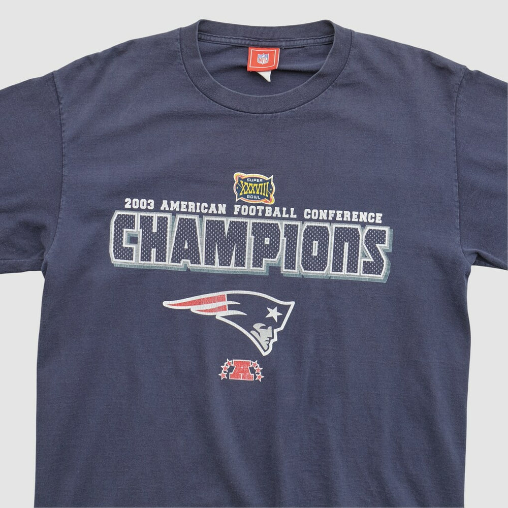 New England Patriots NFL 2003 T-shirt - Navy T-shirts