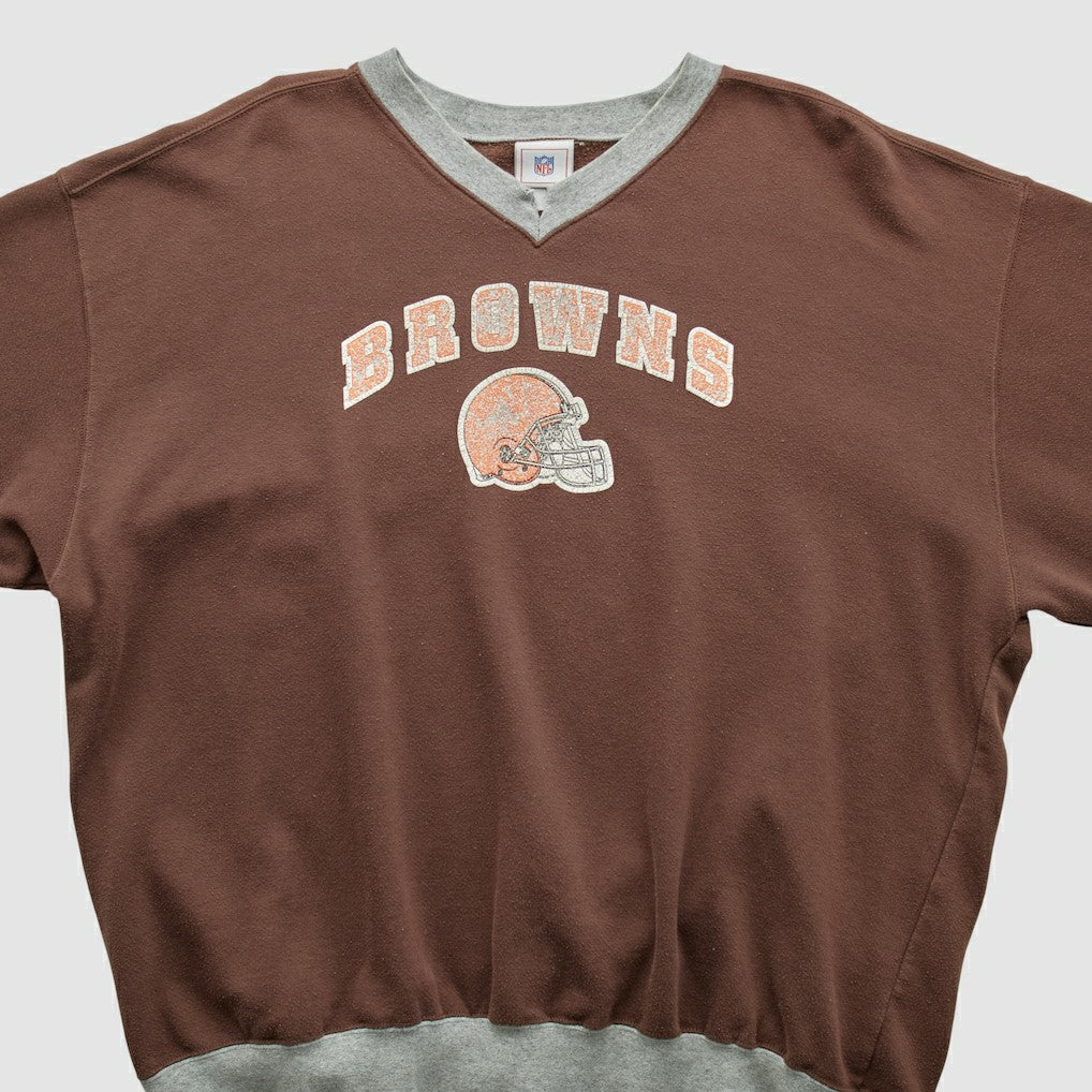 Cleveland Browns NFL 2000s Pullover Sweatshirt - Brown Pullover