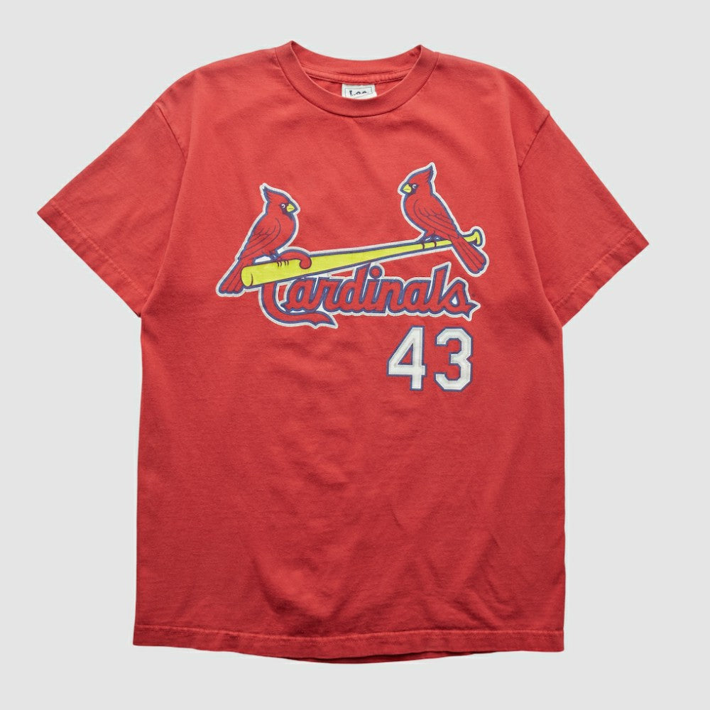 St. Louis Cardinals Lee Apparel 2000s T-shirt - Red - Vintage T-shirts