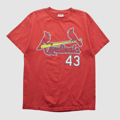 St. Louis Cardinals Lee Apparel 2000s T-shirt - Red - Vintage T-shirts