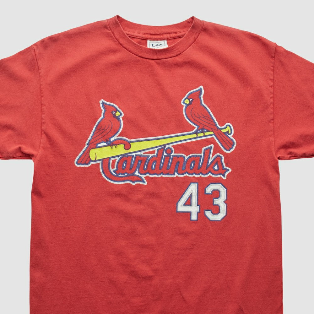 St. Louis Cardinals Lee Apparel 2000s T-shirt - Red - Vintage T-shirts