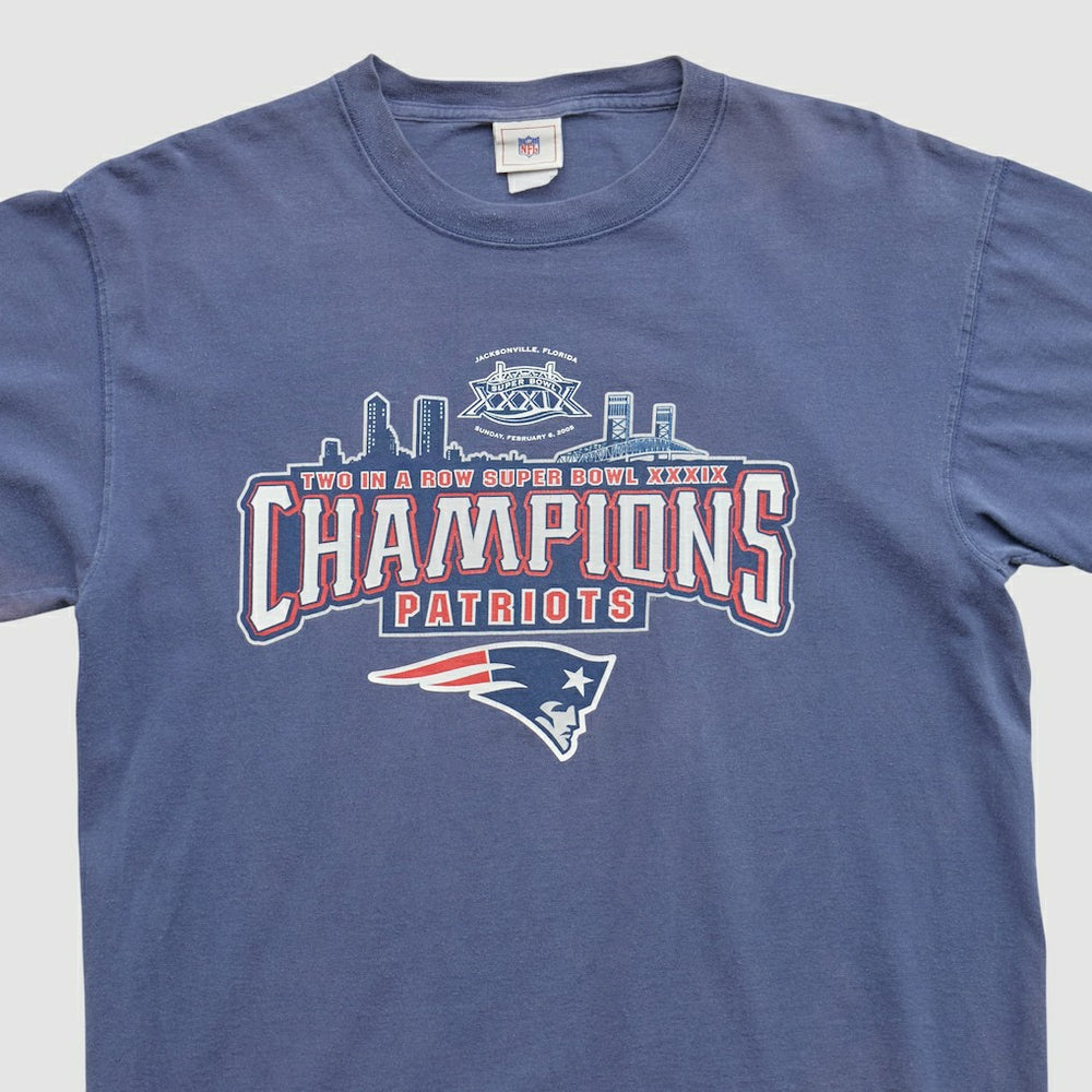 New England Patriots NFL 2005 T-shirt - Blue T-shirts