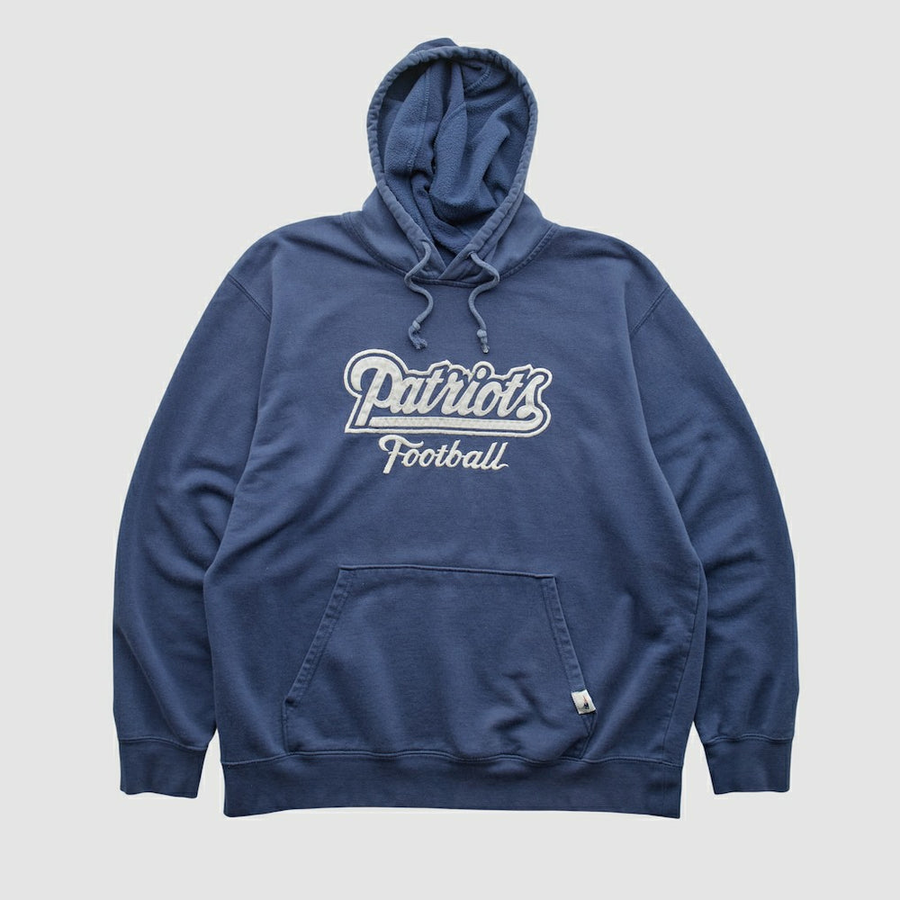 New England Patriots NFL 2000s Hooded Pullover Sweatshirt - Navy Pullover