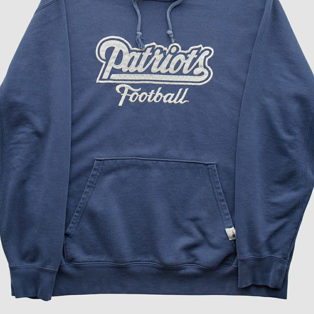 New England Patriots NFL 2000s Hooded Pullover Sweatshirt - Navy Pullover