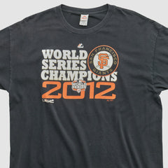 San Francisco Giants Alstyle 2012 T-shirt - Black - 2XVintage T-shirts