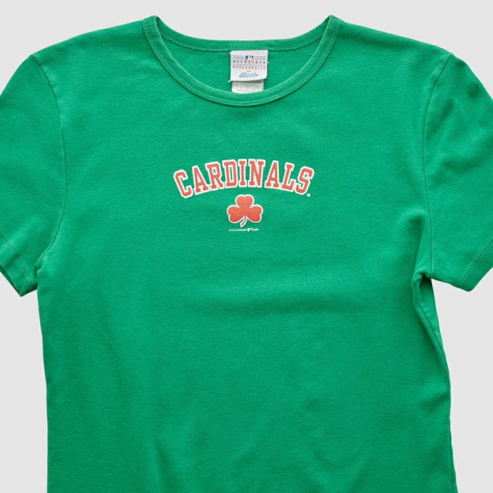 St. Louis Cardinals Genuine Merchandise 2007 T-shirt - Green - Vintage T-shirts