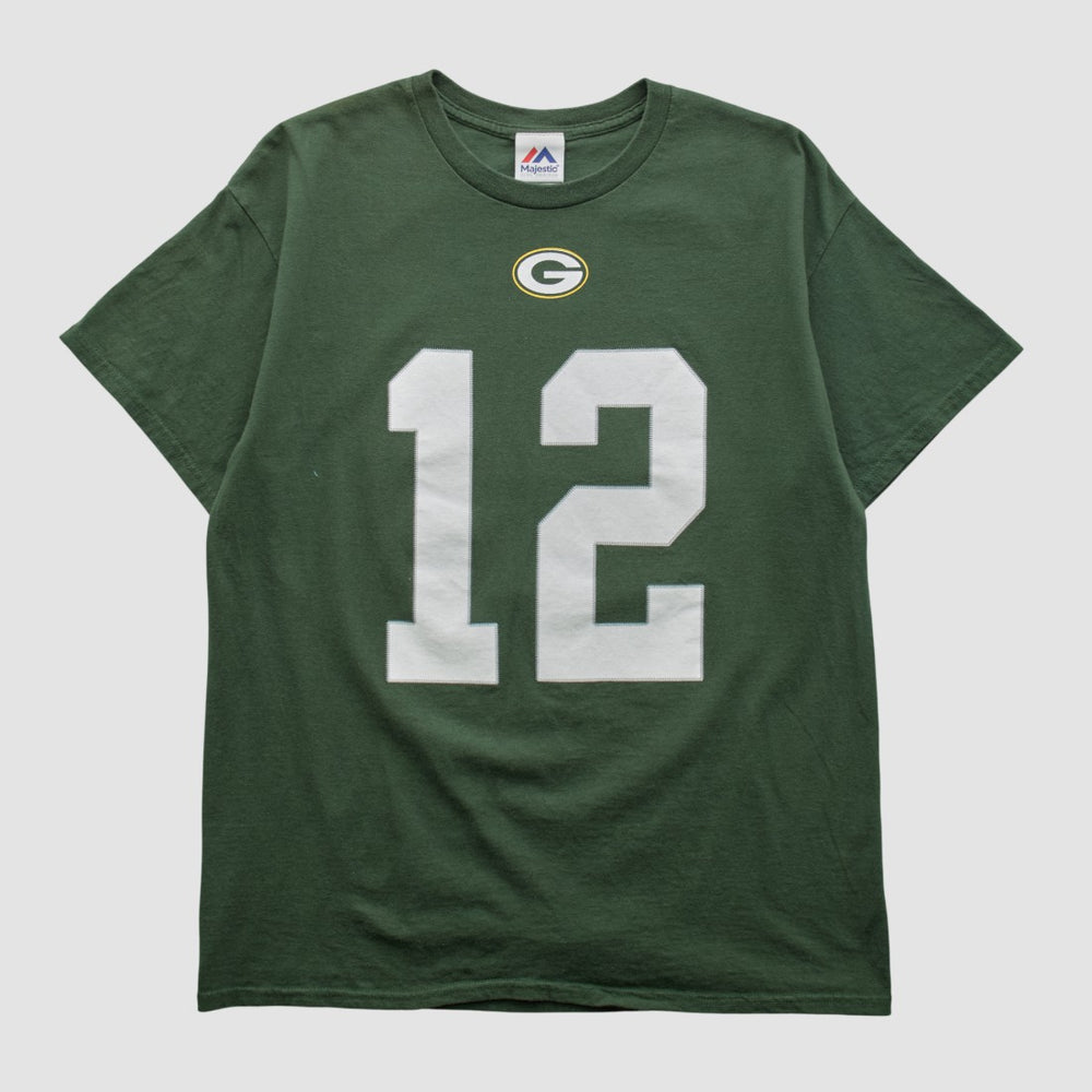 Green Bay Packers Majestic 2000s T-shirt - Green T-shirts