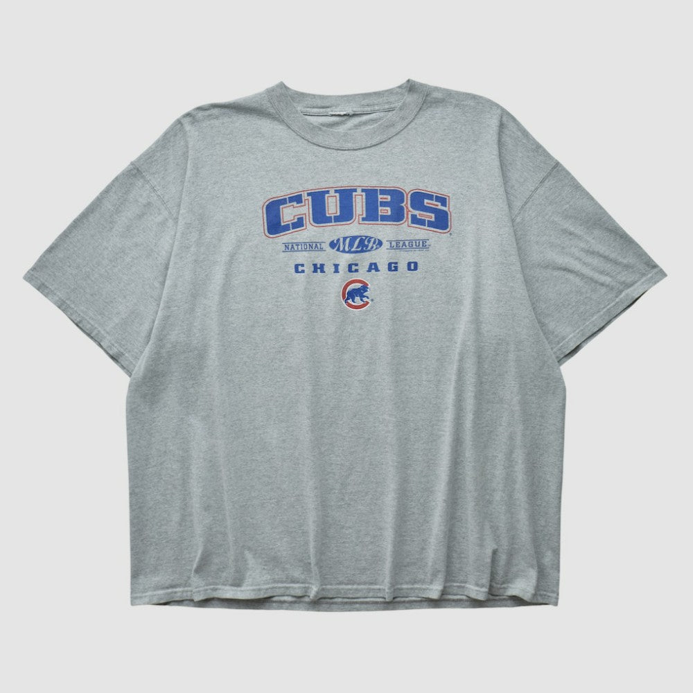 Chicago Cubs 2000s T-shirt - Heather Gray - 2XVintage T-shirts
