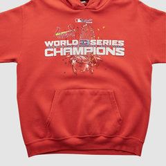 St. Louis Cardinals Lee Apparel 2006 Hooded Pullover Sweatshirt - Red - Vintage Pullover