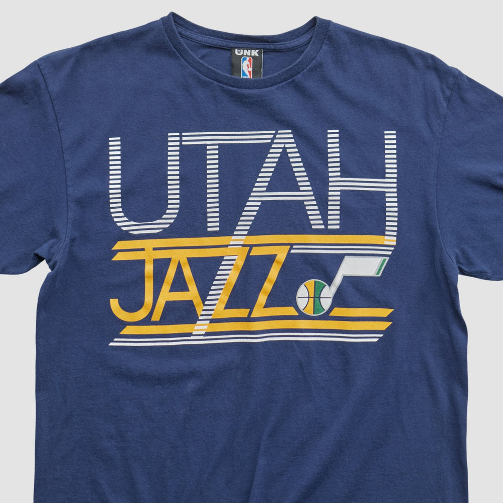 Utah Jazz UNK 2010s T-shirt Navy Vintage - Vintage