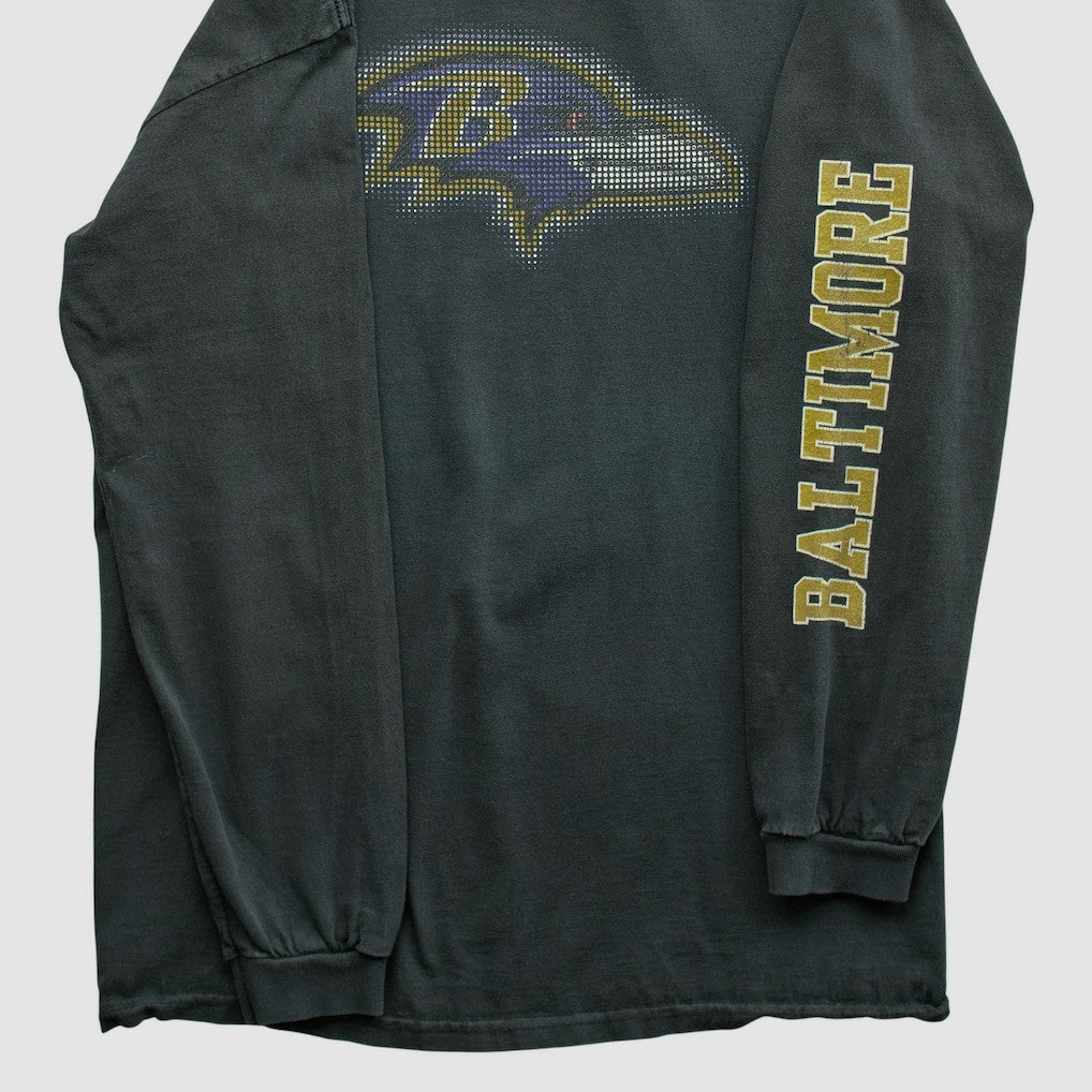 Baltimore Ravens NFL 2000s Long Sleeve T-shirt - Black T-shirts