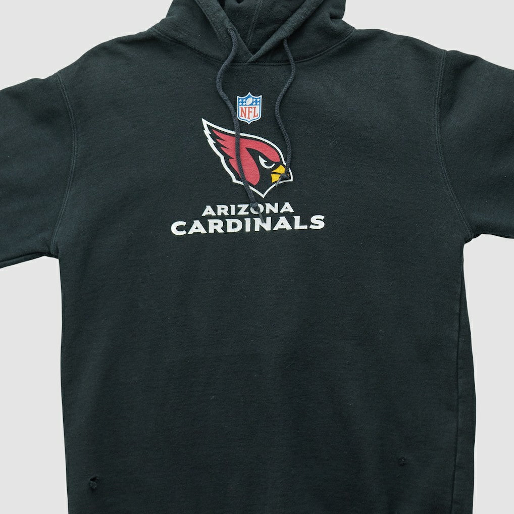 Arizona Cardinals Reebok 2000s Hooded Pullover Sweatshirt - Black Pullover