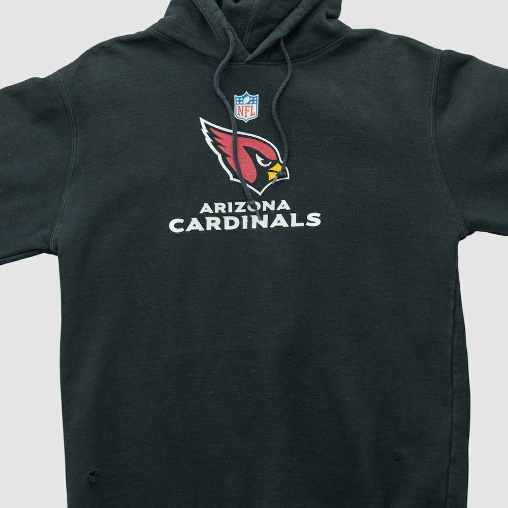 Arizona Cardinals Reebok 2000s Hooded Pullover Sweatshirt - Black Pullover