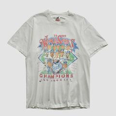World Series Fruit of The Loom 1988 T-shirt - White - Vintage T-shirts
