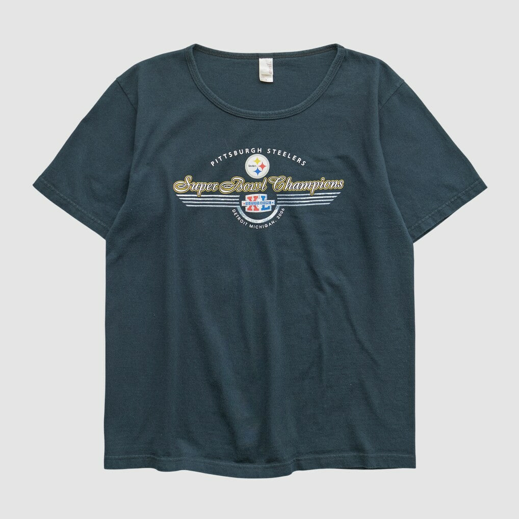 Pittsburgh Steelers Anvil 2006 T-shirt - Navy T-shirts