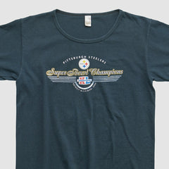 Pittsburgh Steelers Anvil 2006 T-shirt - Navy T-shirts