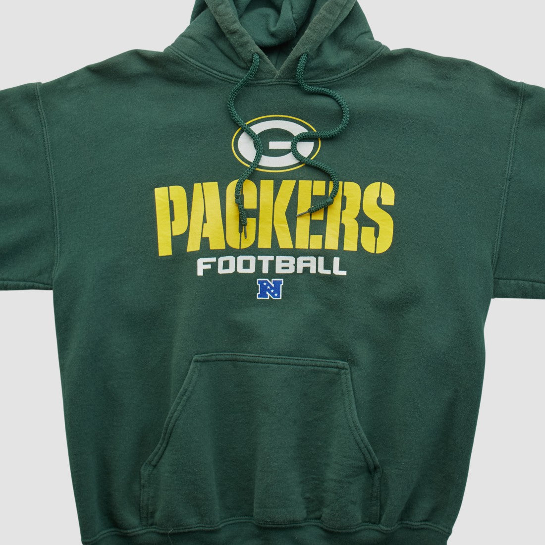Green Bay Packers NFL 2000s Hooded Pullover Sweatshirt - Green Pullover