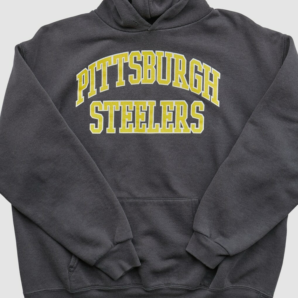 Pittsburgh Steelers NFL 2000s Hooded Pullover Sweatshirt - Black Pullover