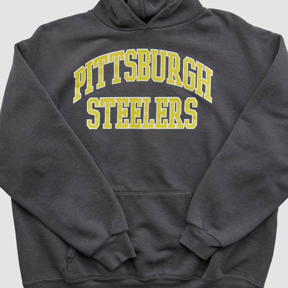 Pittsburgh Steelers NFL 2000s Hooded Pullover Sweatshirt - Black Pullover