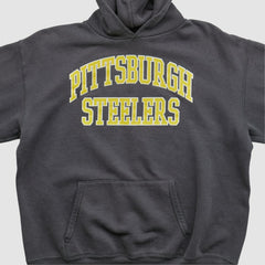 Pittsburgh Steelers NFL 2000s Hooded Pullover Sweatshirt - Black Pullover