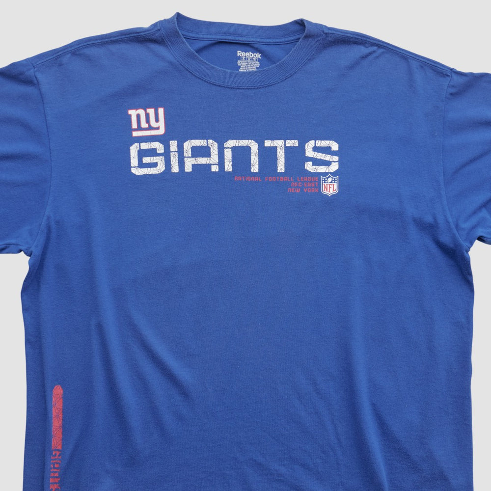 New York Giants Reebok 2000s T-shirt - Blue T-shirts