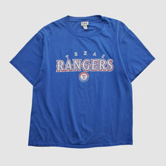 Texas Rangers Lee Sport 2000s T-shirt - Blue - Vintage T-shirts