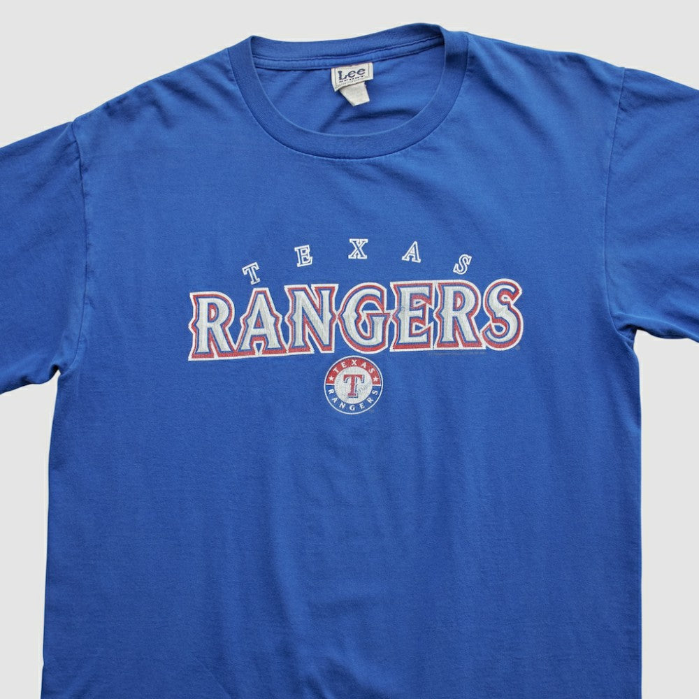 Texas Rangers Lee Sport 2000s T-shirt - Blue - Vintage T-shirts