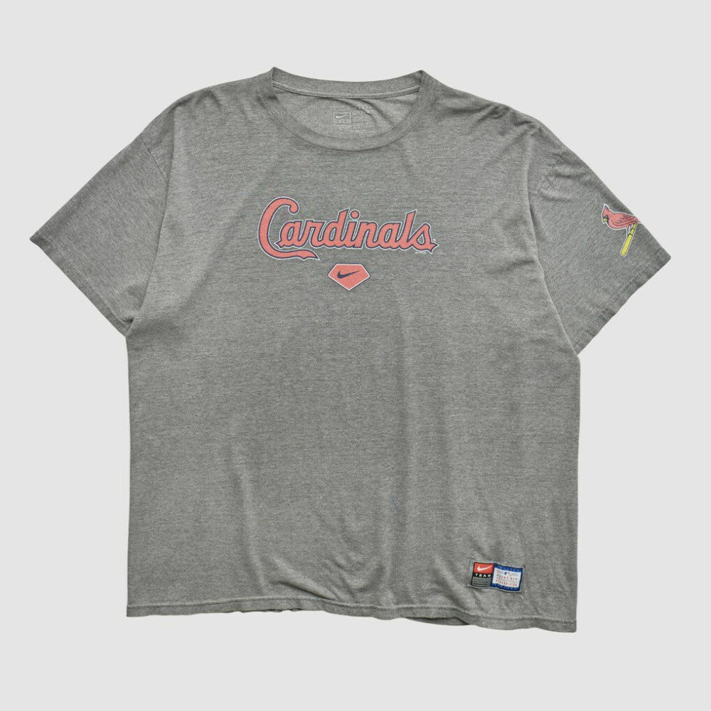 St. Louis Cardinals Nike 2000s T-shirt - Heather Gray - XVintage T-shirts