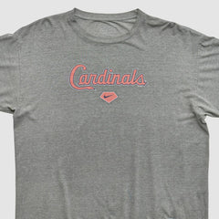 St. Louis Cardinals Nike 2000s T-shirt - Heather Gray - XVintage T-shirts