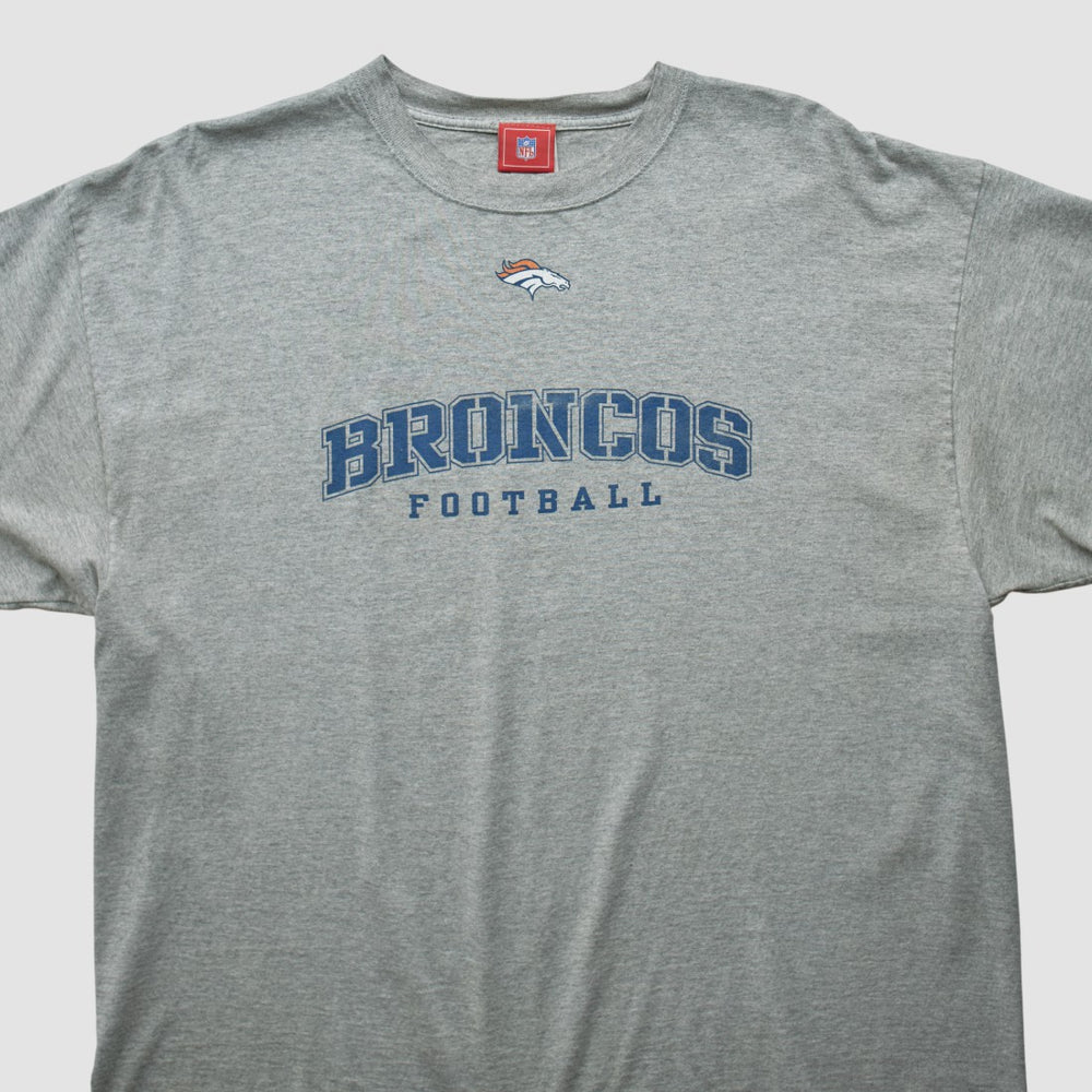 Denver Broncos NFL 2000s T-shirt - Heather Gray T-shirts