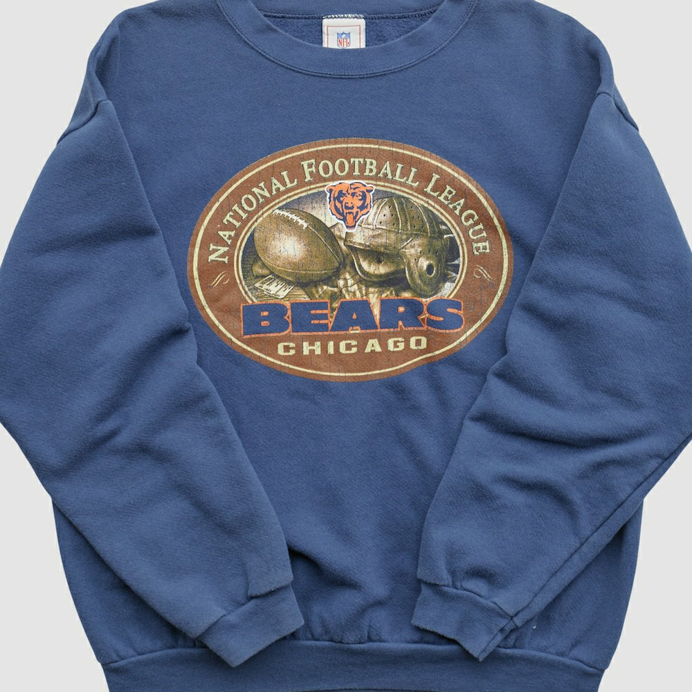 Chicago Bears NFL 2000s Pullover Sweatshirt - Blue Pullover