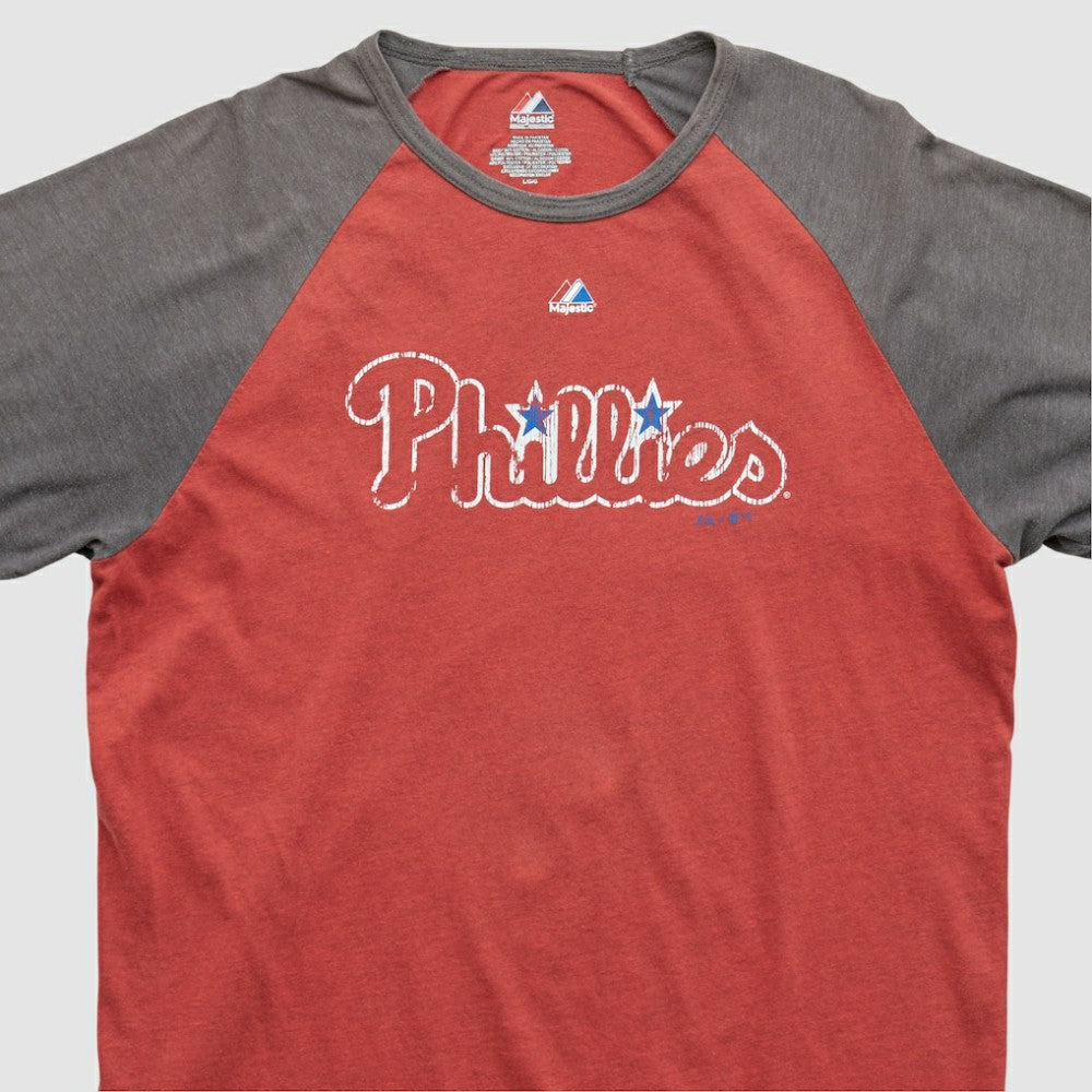 Philadelphia Phillies Majestic 2000s T-shirt - Red - Vintage T-shirts