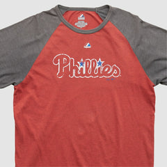 Philadelphia Phillies Majestic 2000s T-shirt - Red - Vintage T-shirts