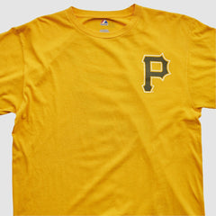 Pittsburgh Pirates Majestic 2000s T-shirt - Yellow - Vintage T-shirts