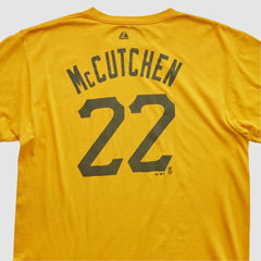 Pittsburgh Pirates Majestic 2000s T-shirt - Yellow - Vintage T-shirts