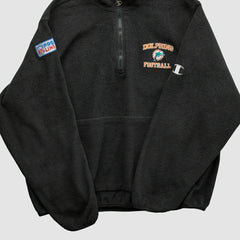 Miami Dolphins Champion 2000s 1/4 Zip Sweatshirt - Black Sweatshirts