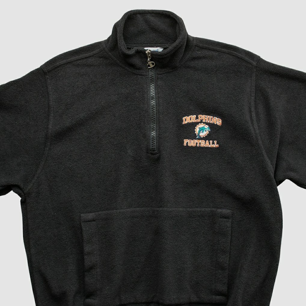 Miami Dolphins Champion 2000s 1/4 Zip Sweatshirt - Black Sweatshirts