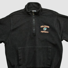 Miami Dolphins Champion 2000s 1/4 Zip Sweatshirt - Black Sweatshirts