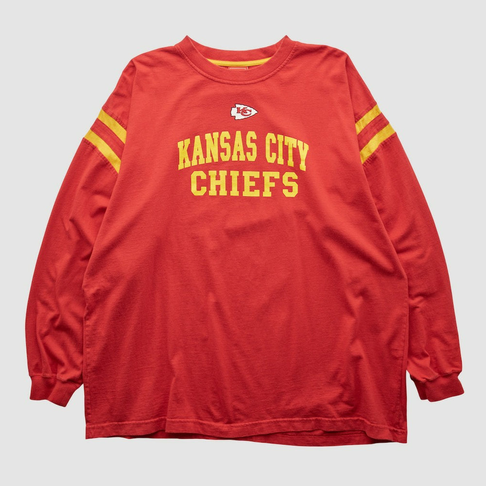 Kansas City Chiefs NFL 2000s Long Sleeve T-shirt - Red T-shirts