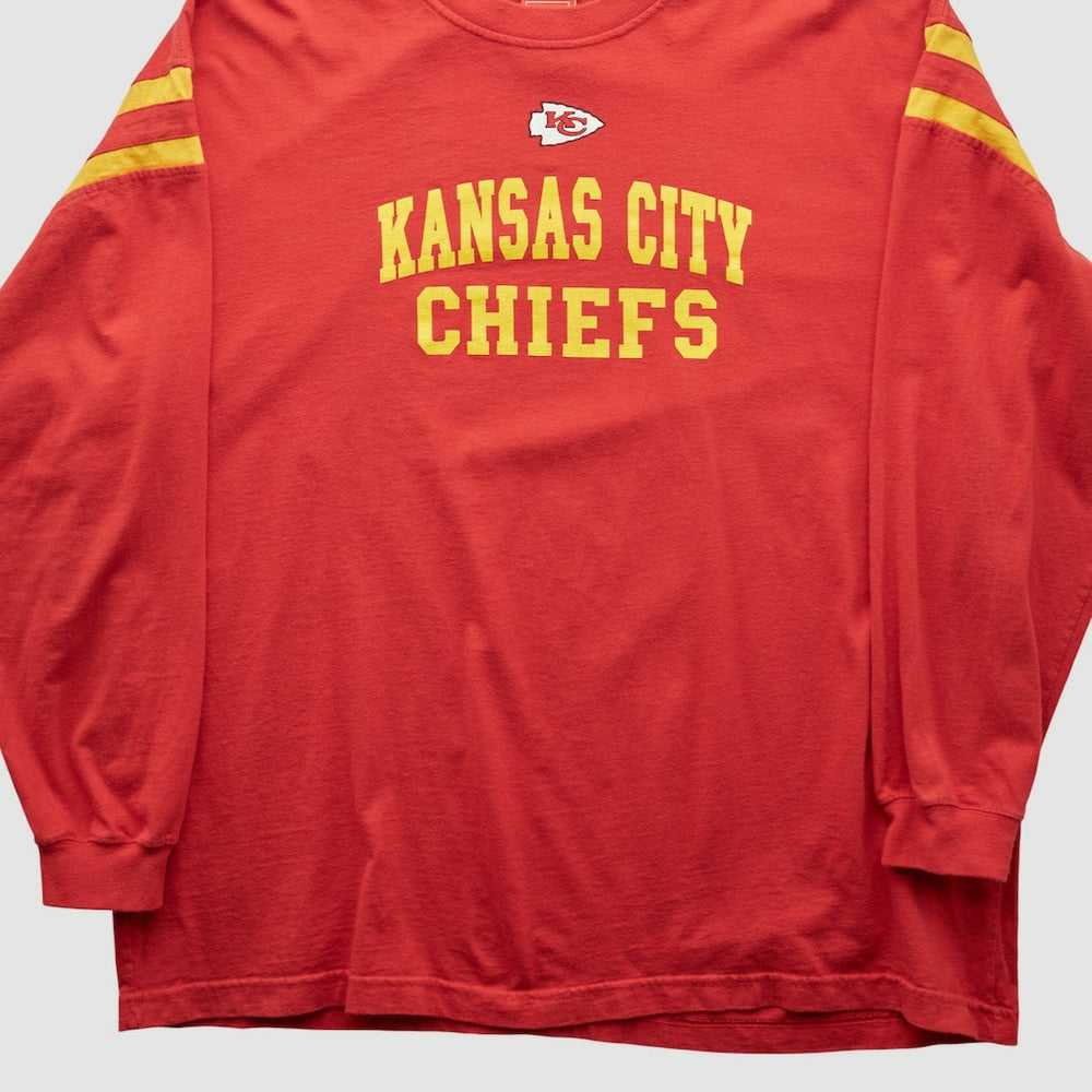 Kansas City Chiefs NFL 2000s Long Sleeve T-shirt - Red T-shirts